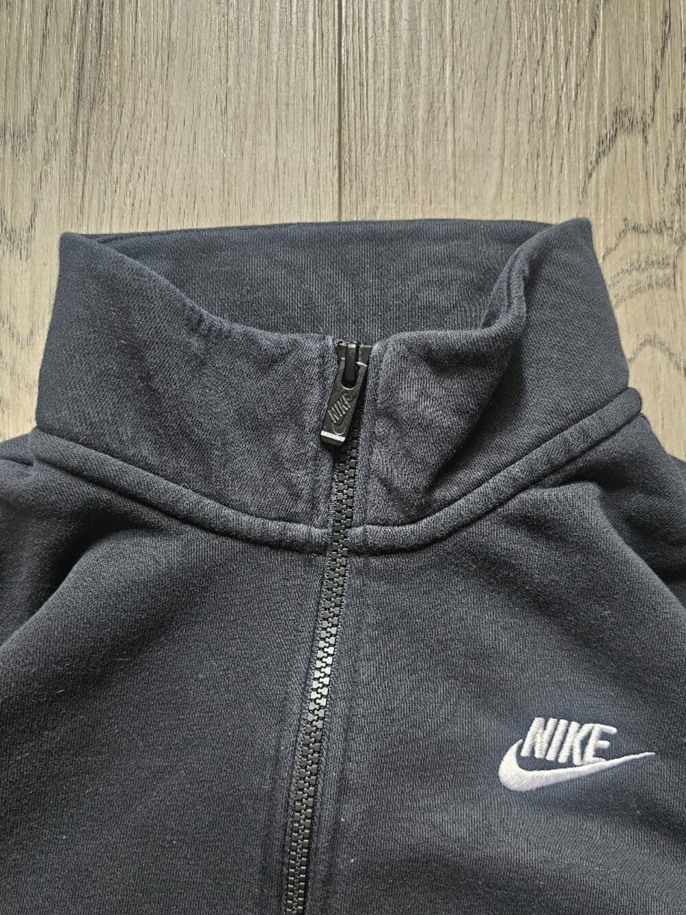 Nike Sportswear Club Fleece Women's 1/2-Zip Sweatshirt Black Medium - Picture 4 of 10